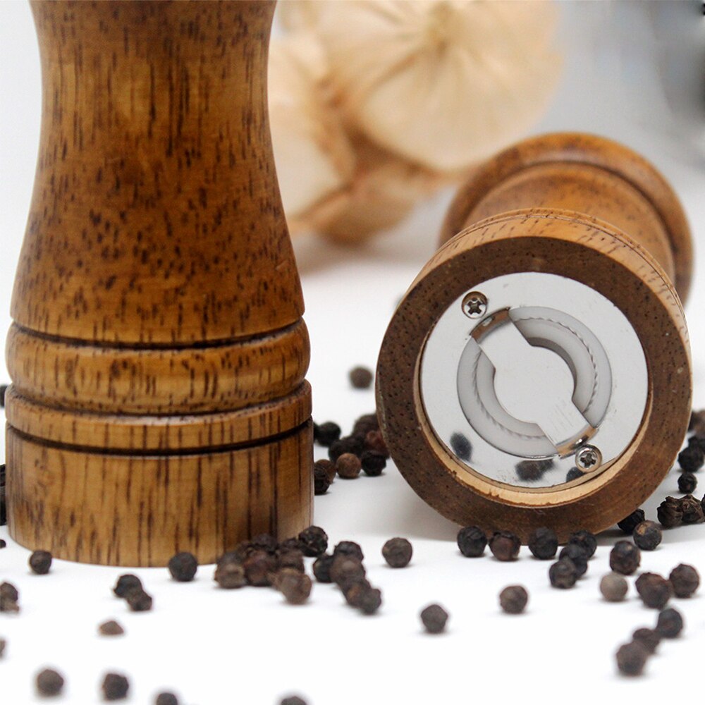 Set Macinapepe in Legno di Quercia | Macinino Artigianale