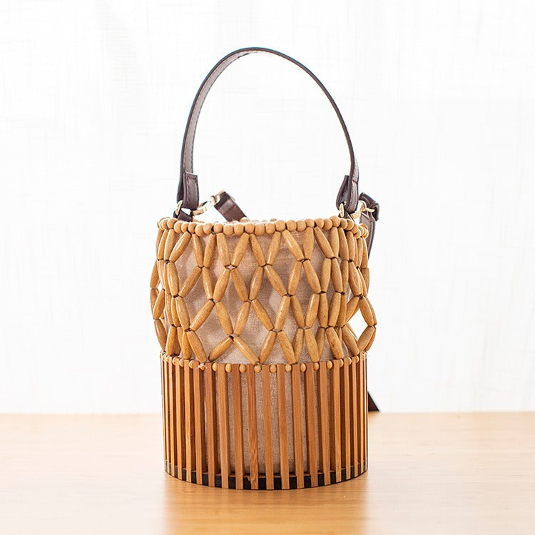 Borsa in Bambù Intrecciato | Bag Mediterranea