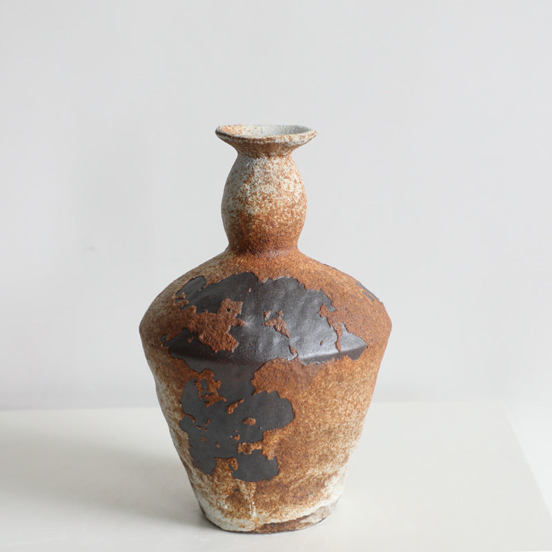 Vaso in Ceramica Wabi-Sabi | Decorazione Rustica Zen
