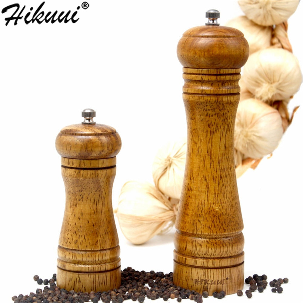 Set Macinapepe in Legno di Quercia | Macinino Artigianale
