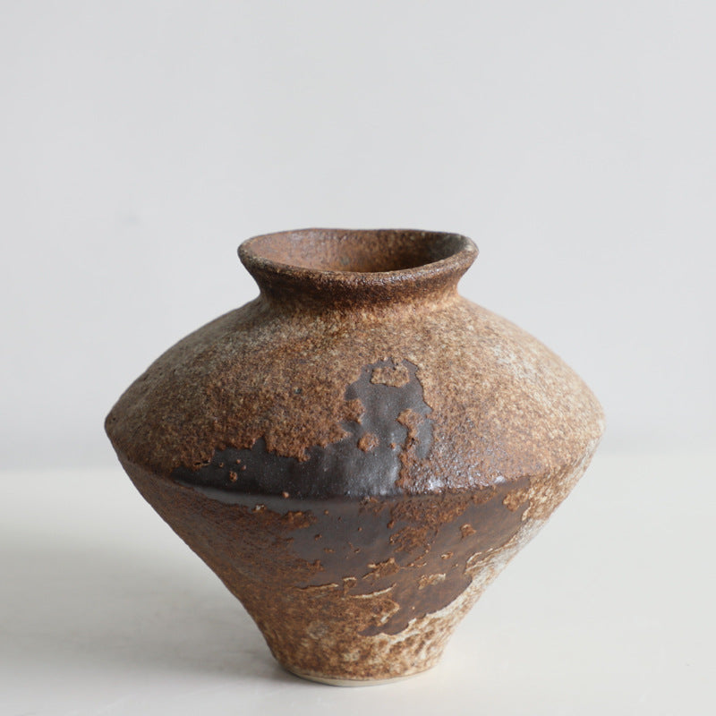 Vaso in Ceramica Wabi-Sabi | Decorazione Rustica Zen