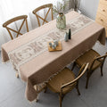 Tovaglia Lavabile in Lino | Stile Etnico Mediterraneo