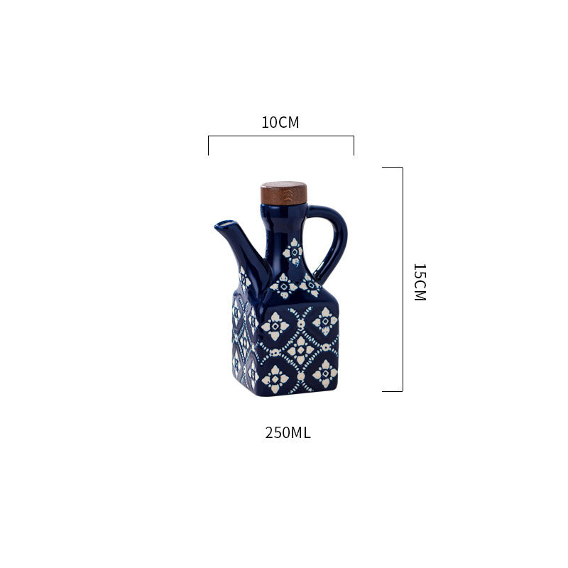 Set Oliera e Acetiera in Ceramica | Tappi in Sughero