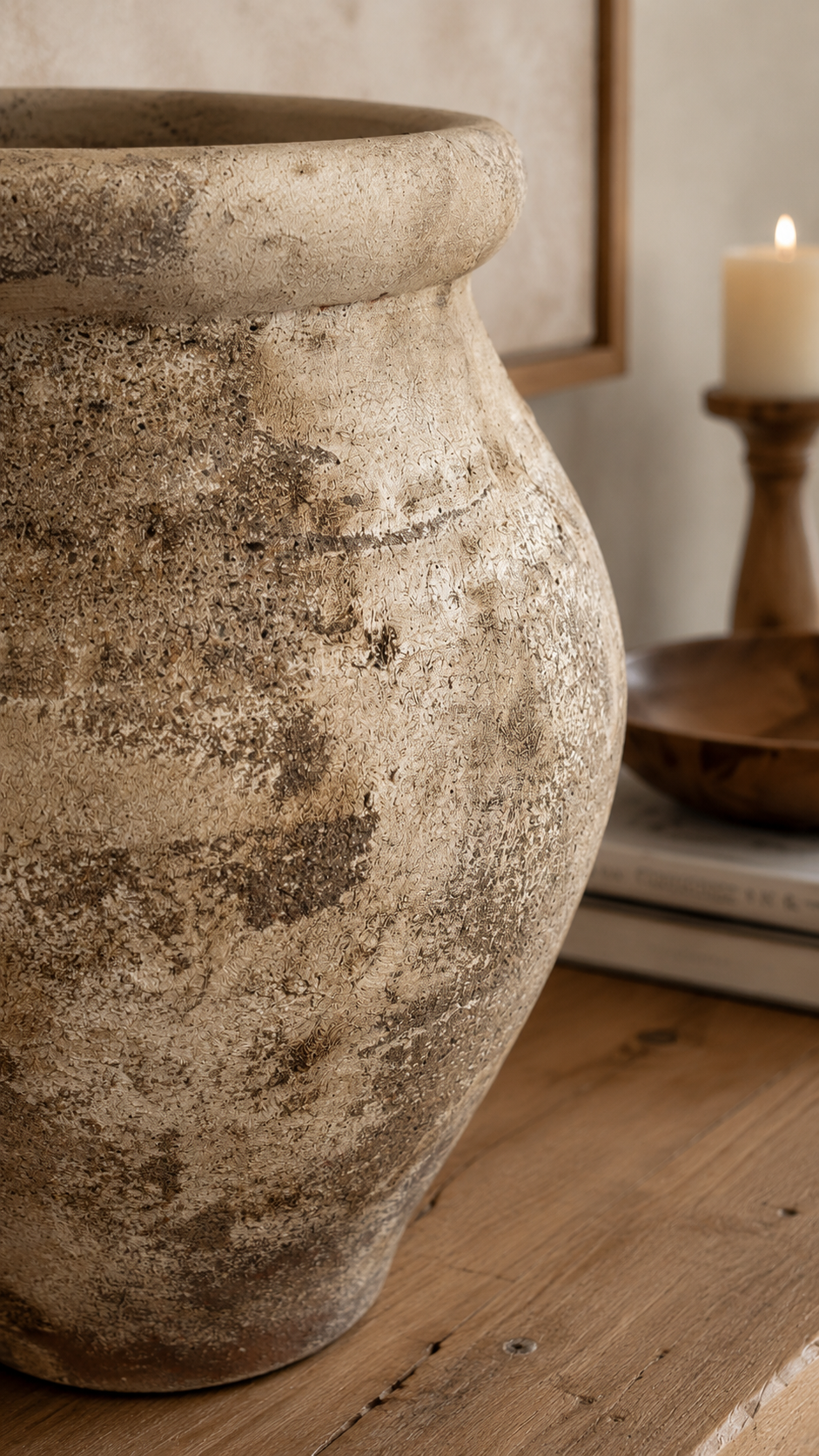 Terra patina no76 - Terracotta Decorative Vase