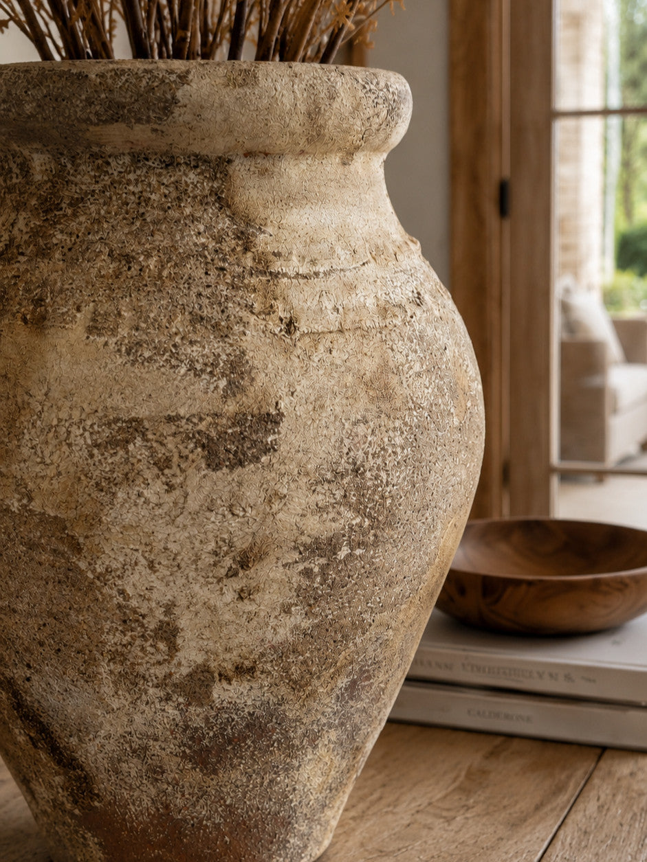 Terra patina no76 - Terracotta Decorative Vase