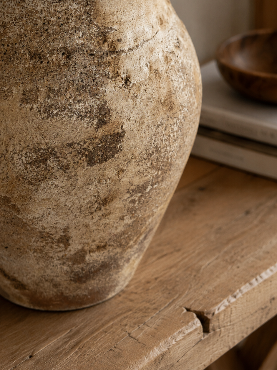 Terra patina no76 - Terracotta Decorative Vase