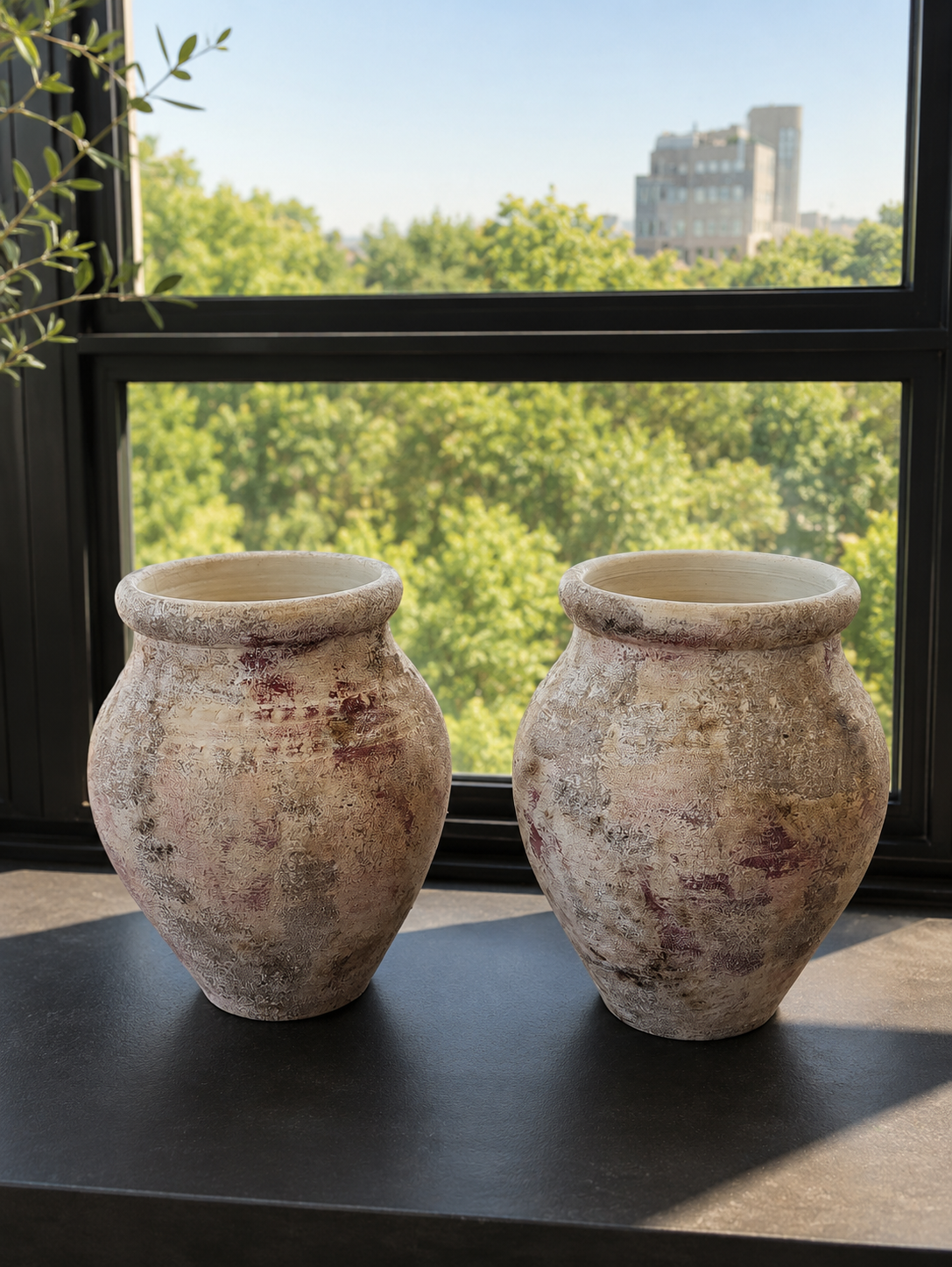 Terra patina no37 - Decorative Terracotta Vase