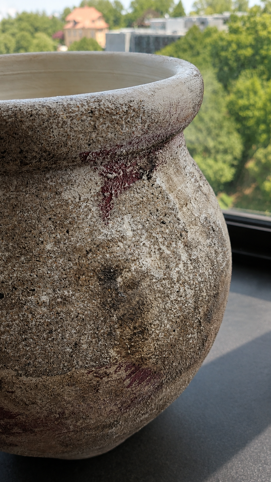 Terra patina no37 - Decorative Terracotta Vase
