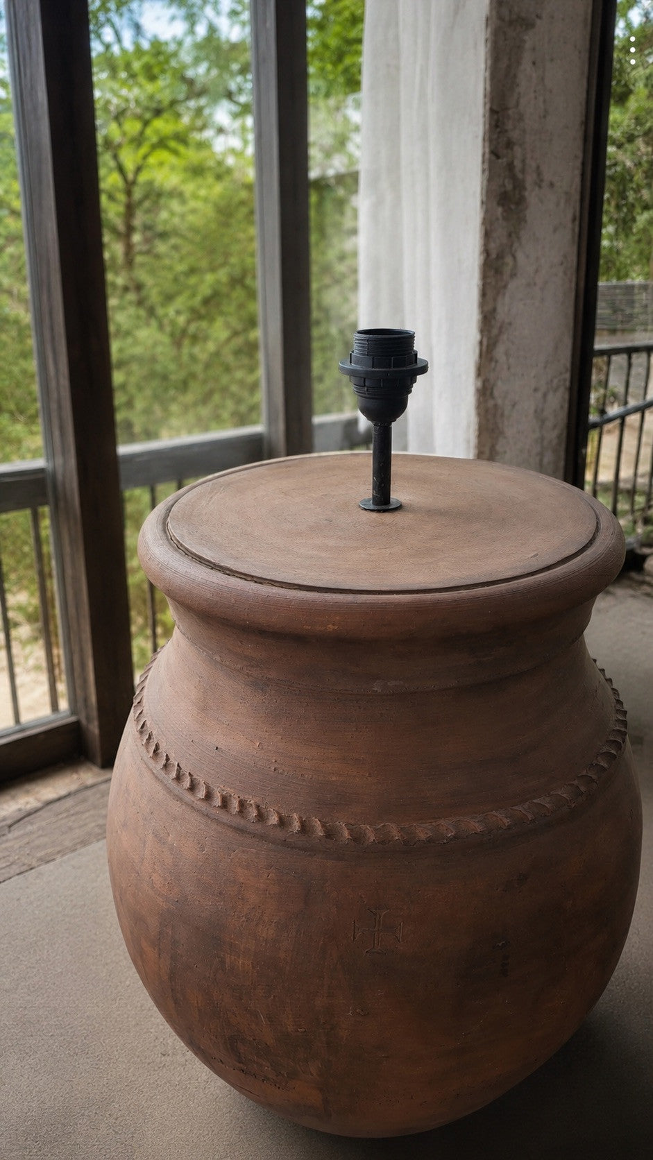 Terracotta Rustic Floor Lamp N°54