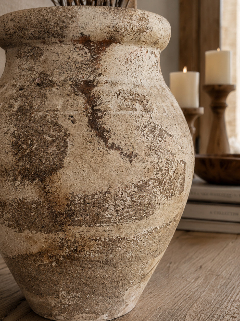 Terra patina no76 - Terracotta Decorative Vase
