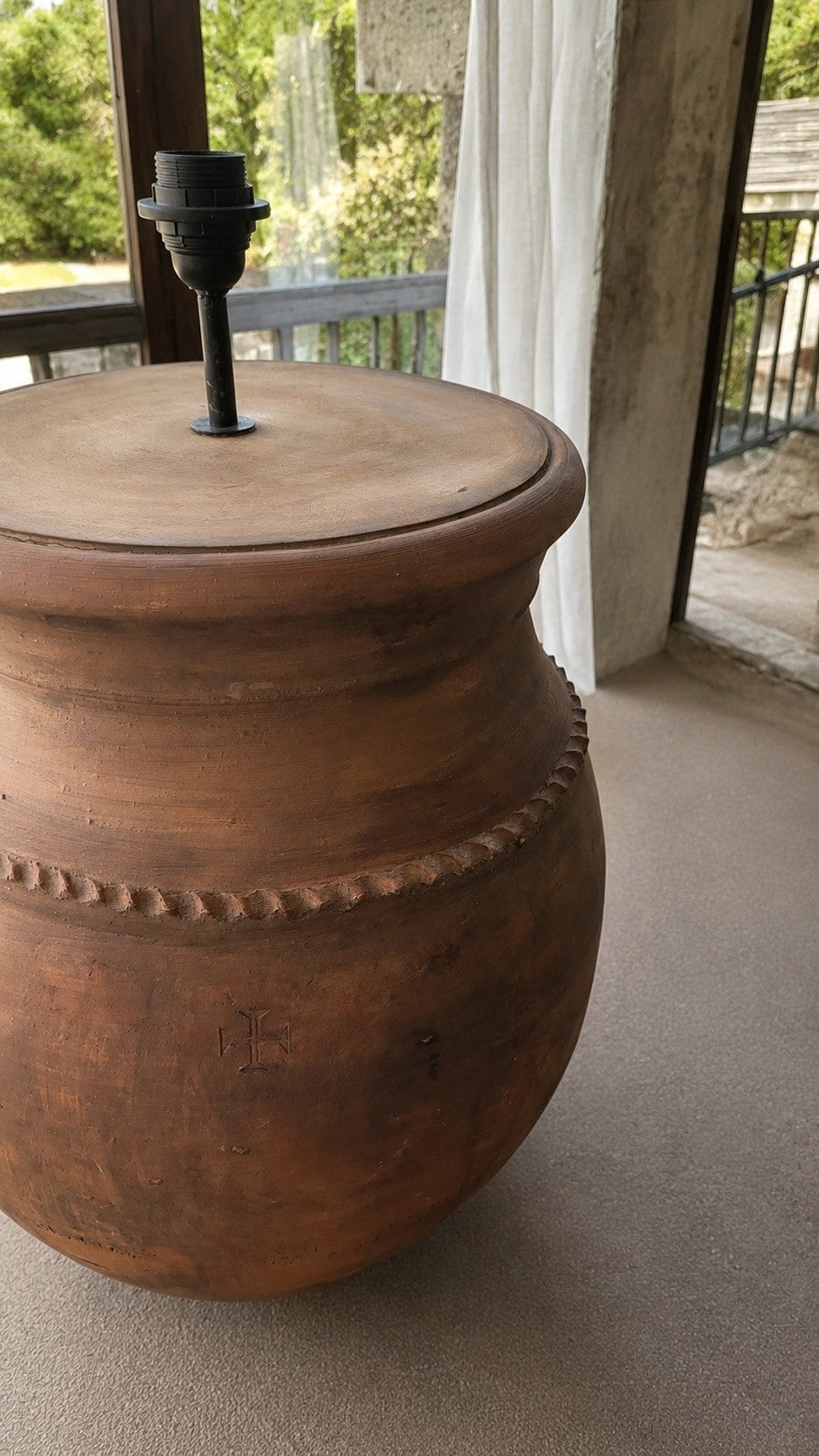 Terracotta Rustic Floor Lamp N°54