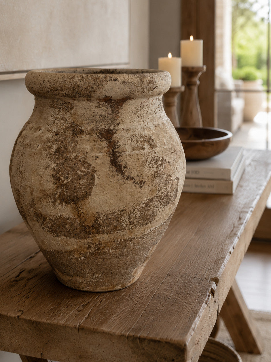 Terra patina no76 - Terracotta Decorative Vase