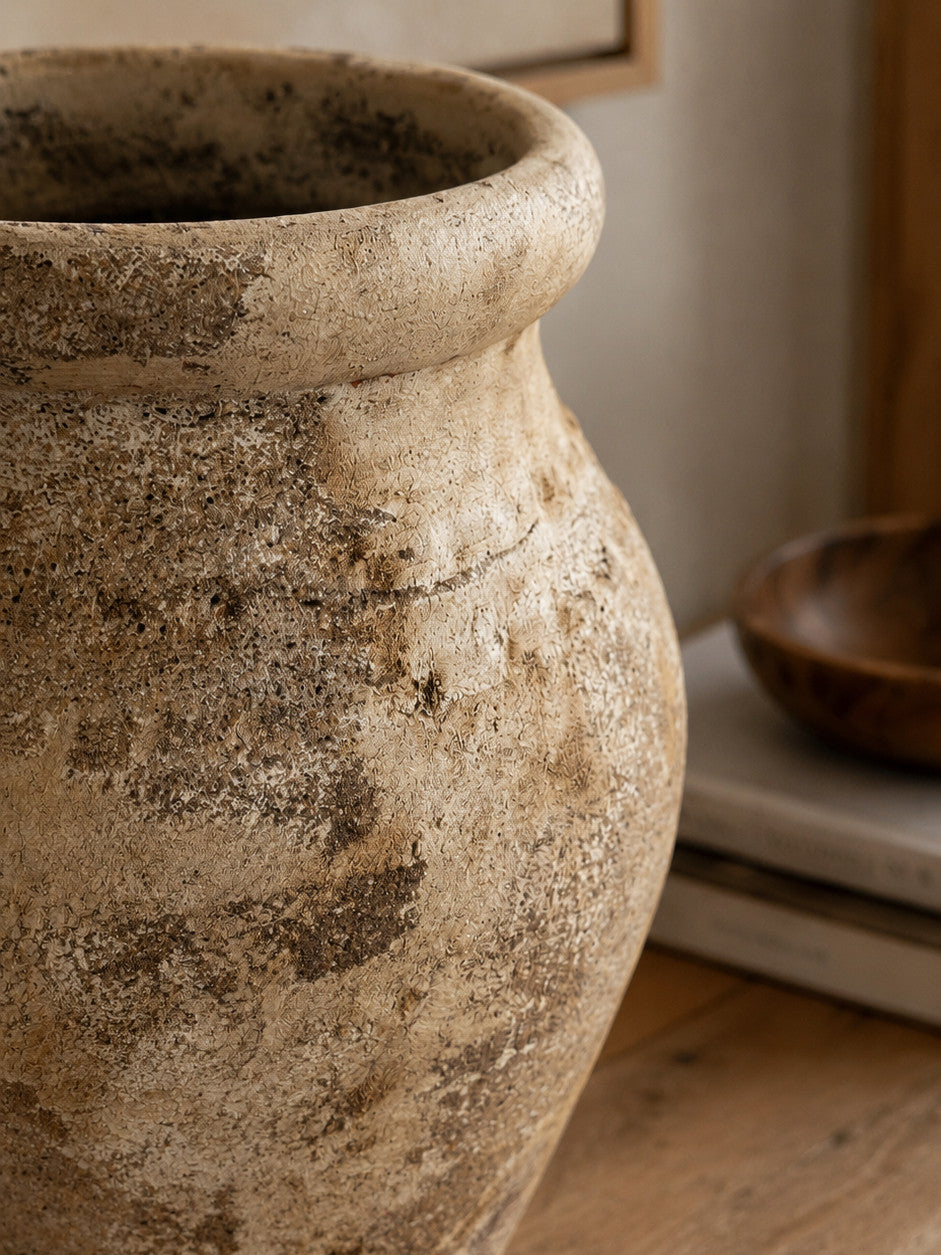 Terra patina no76 - Terracotta Decorative Vase