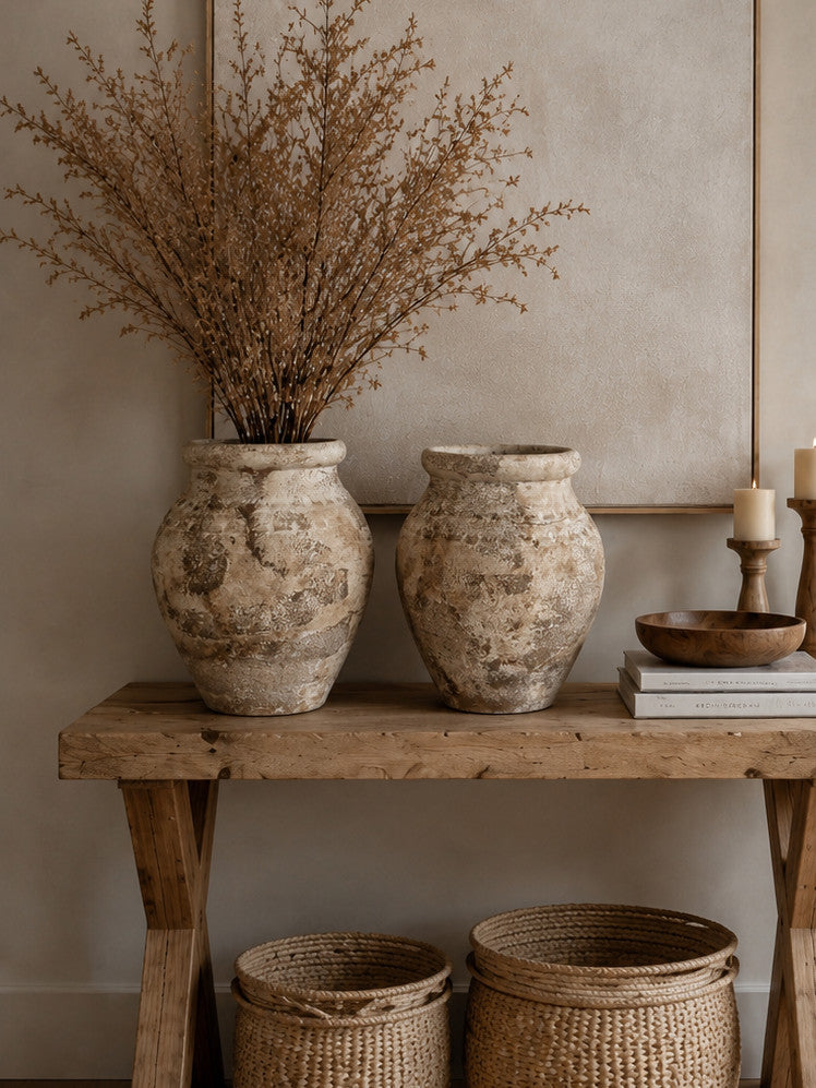 Terra patina no76 - Terracotta Decorative Vase