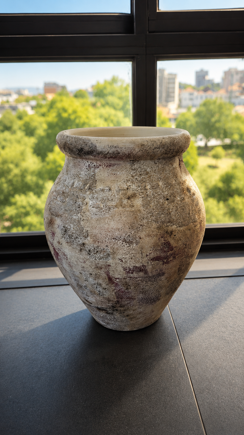 Terra patina no37 - Decorative Terracotta Vase