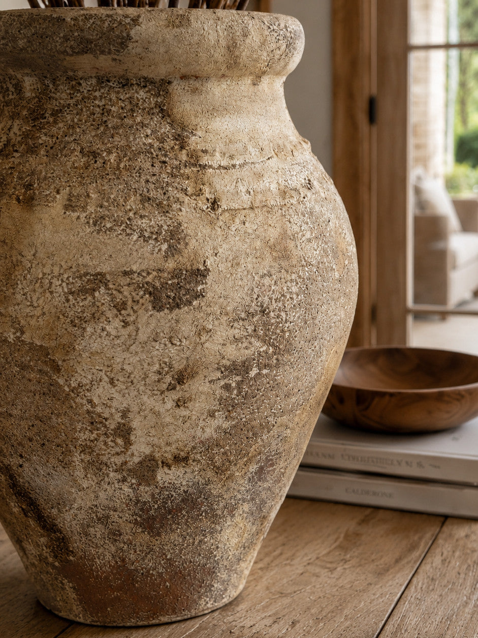 Terra patina no76 - Terracotta Decorative Vase