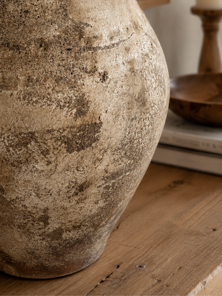 Terra patina no76 - Terracotta Decorative Vase