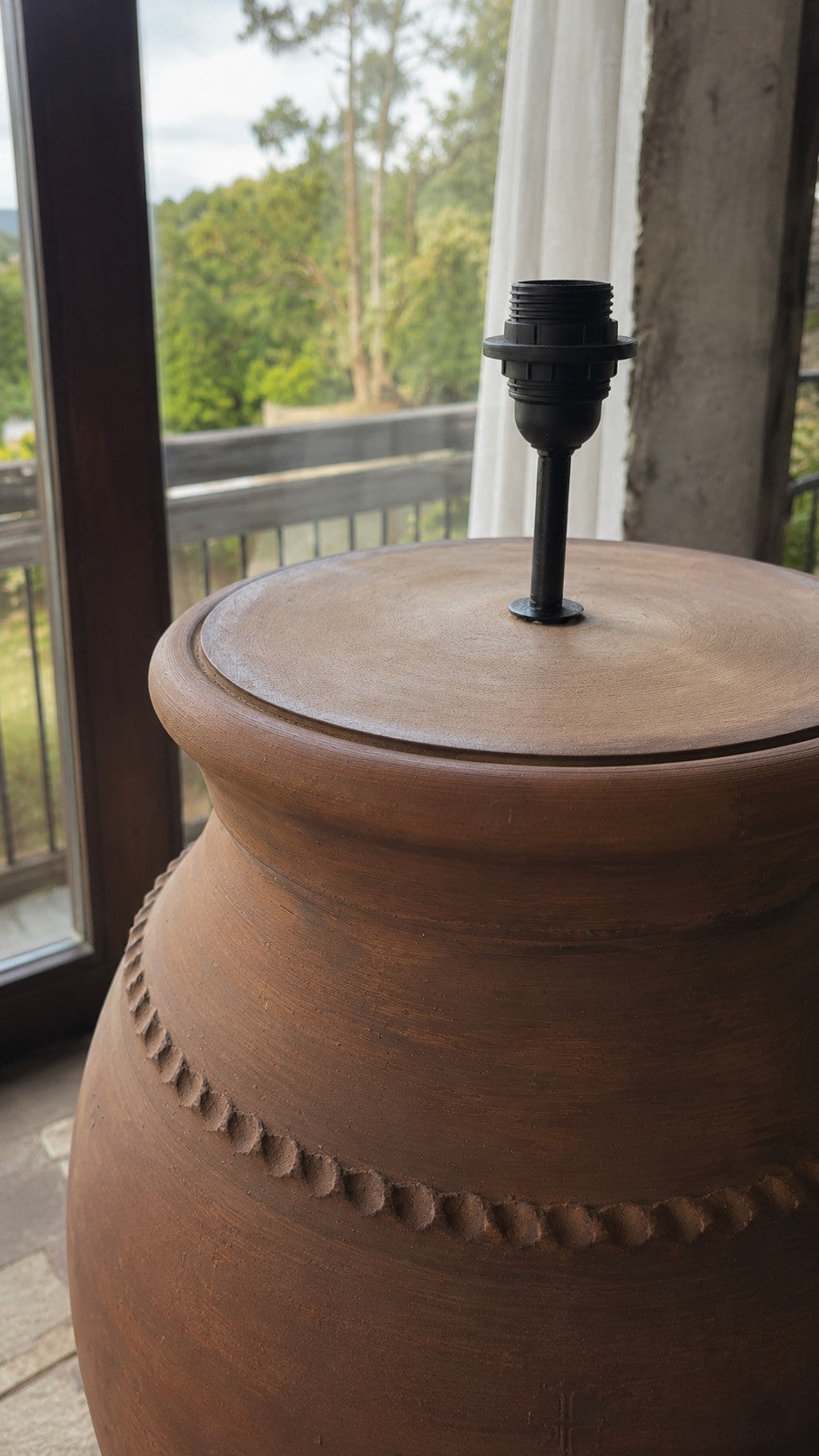 Terracotta Rustic Floor Lamp N°54