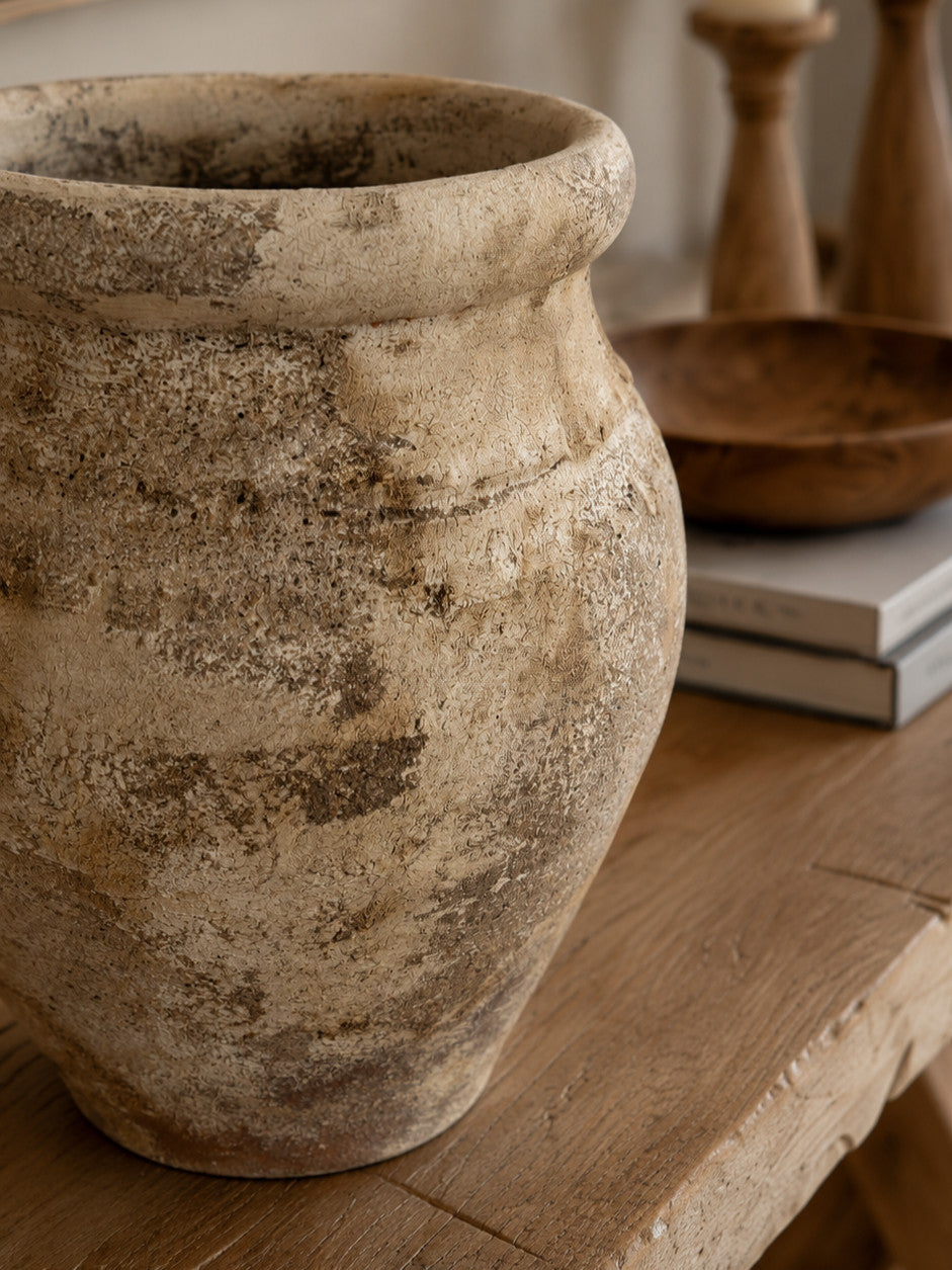 Terra patina no76 - Terracotta Decorative Vase